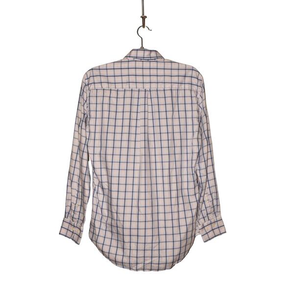 PETER MILLAR $149 Crown Soft Cotton Silk Plaid Button-Up Shirt Men's Small - Picture 2 of 4